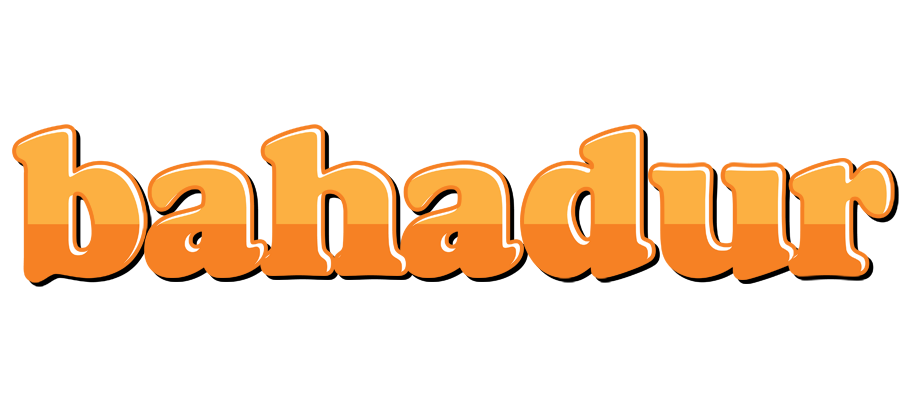 Bahadur orange logo
