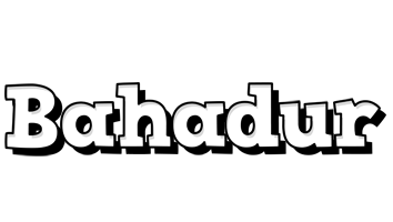 Bahadur snowing logo
