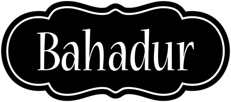 Bahadur welcome logo