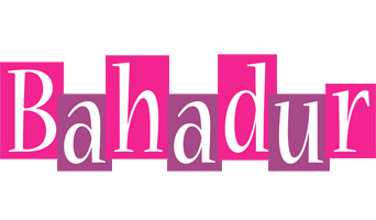 Bahadur whine logo