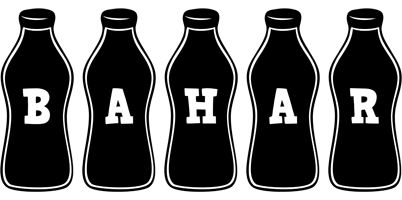 Bahar bottle logo