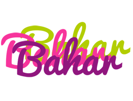Bahar flowers logo