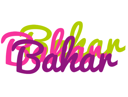 Bahar flowers logo