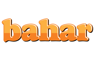 Bahar orange logo