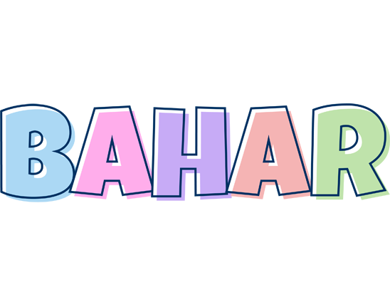 Bahar pastel logo
