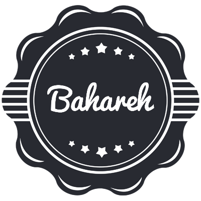 Bahareh badge logo