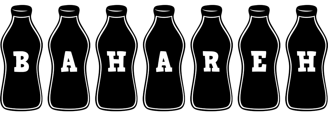 Bahareh bottle logo