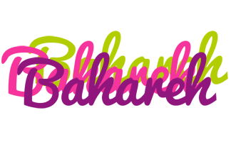 Bahareh flowers logo