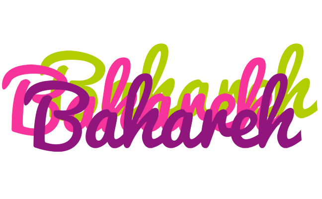 Bahareh flowers logo
