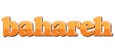 Bahareh orange logo