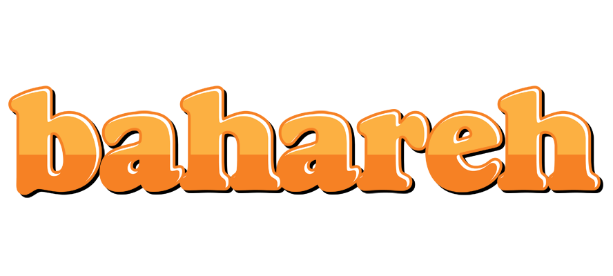 Bahareh orange logo