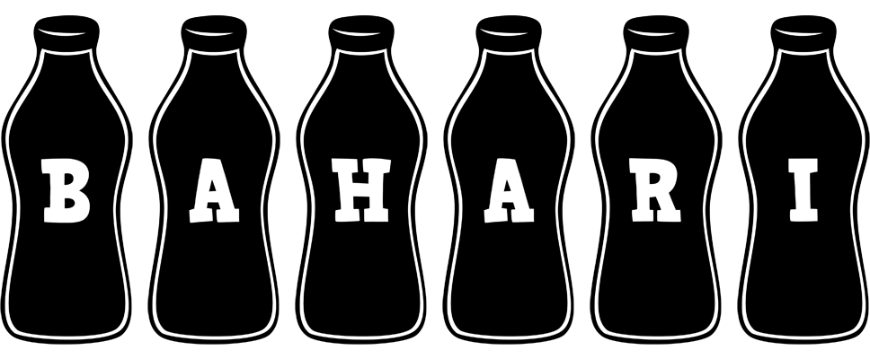 Bahari bottle logo