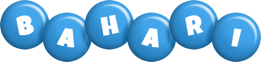 Bahari candy-blue logo