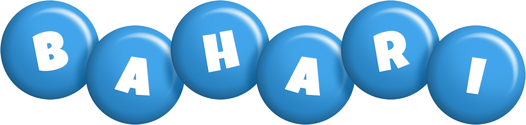 Bahari candy-blue logo
