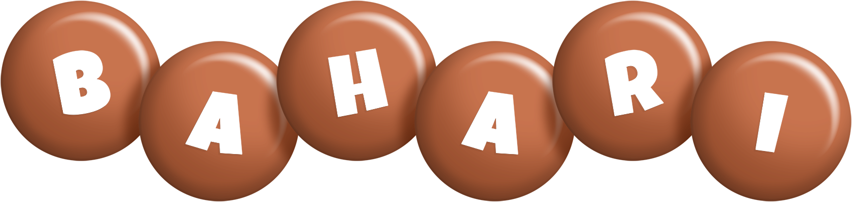Bahari candy-brown logo