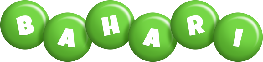 Bahari candy-green logo