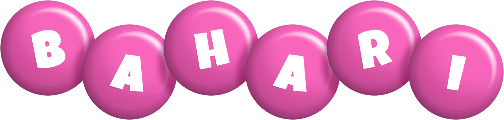 Bahari candy-pink logo