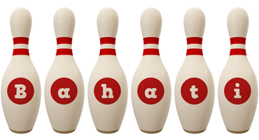 Bahati bowling-pin logo