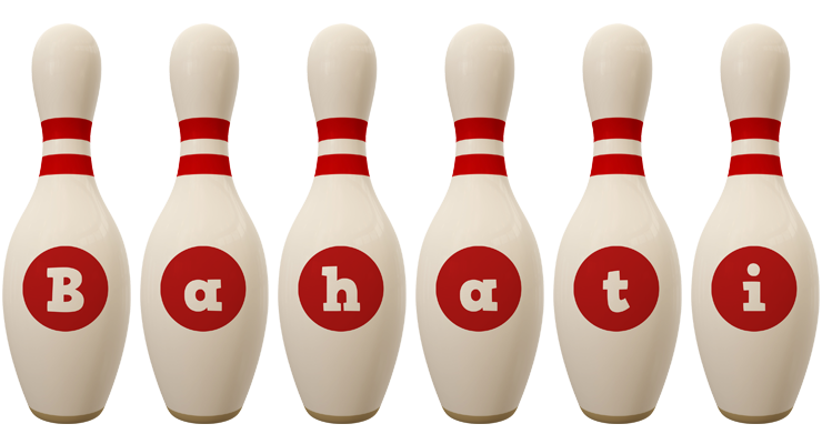 Bahati bowling-pin logo