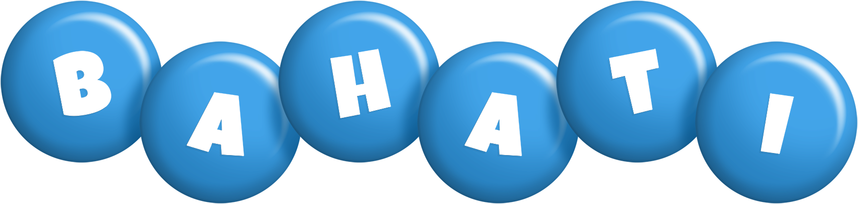 Bahati candy-blue logo