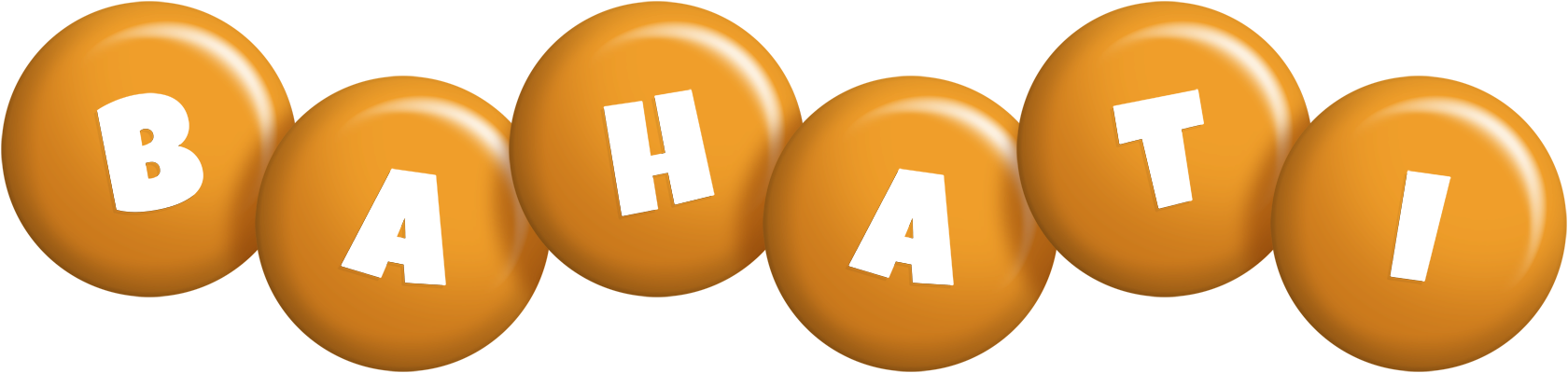 Bahati candy-orange logo