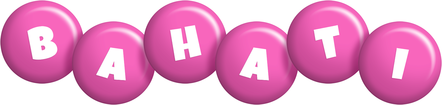 Bahati candy-pink logo