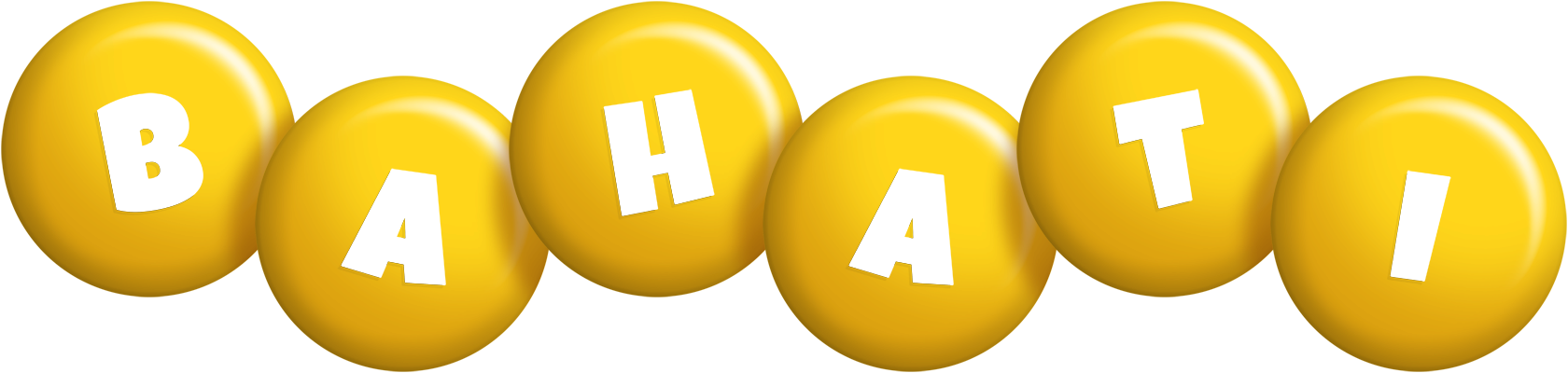 Bahati candy-yellow logo