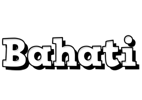 Bahati snowing logo