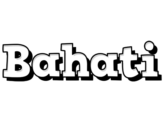 Bahati snowing logo