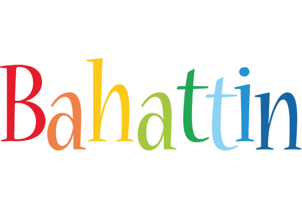 Bahattin birthday logo