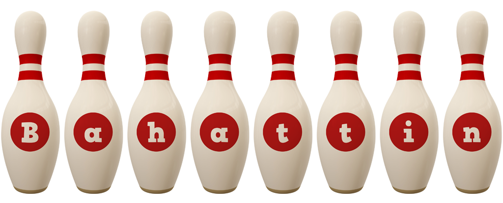 Bahattin bowling-pin logo