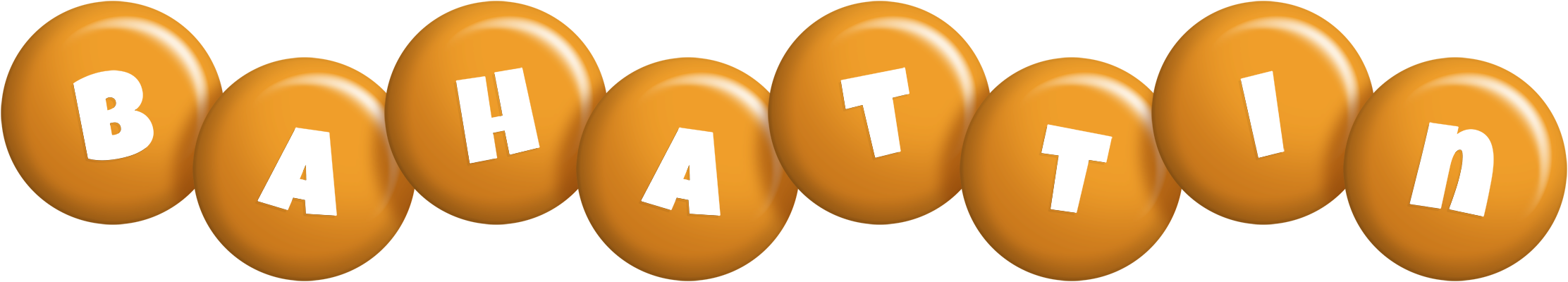 Bahattin candy-orange logo