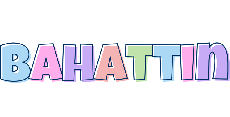Bahattin pastel logo