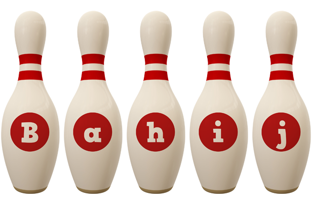 Bahij bowling-pin logo