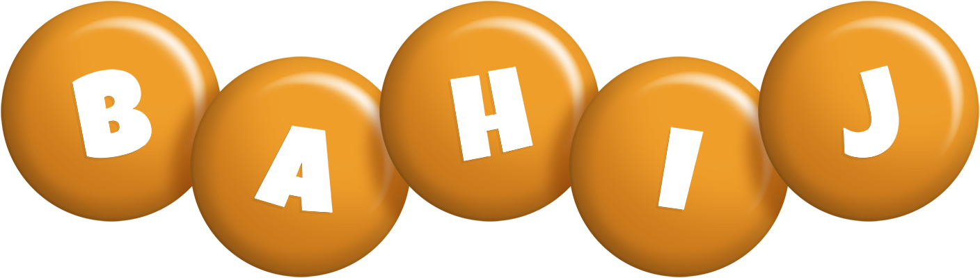 Bahij candy-orange logo