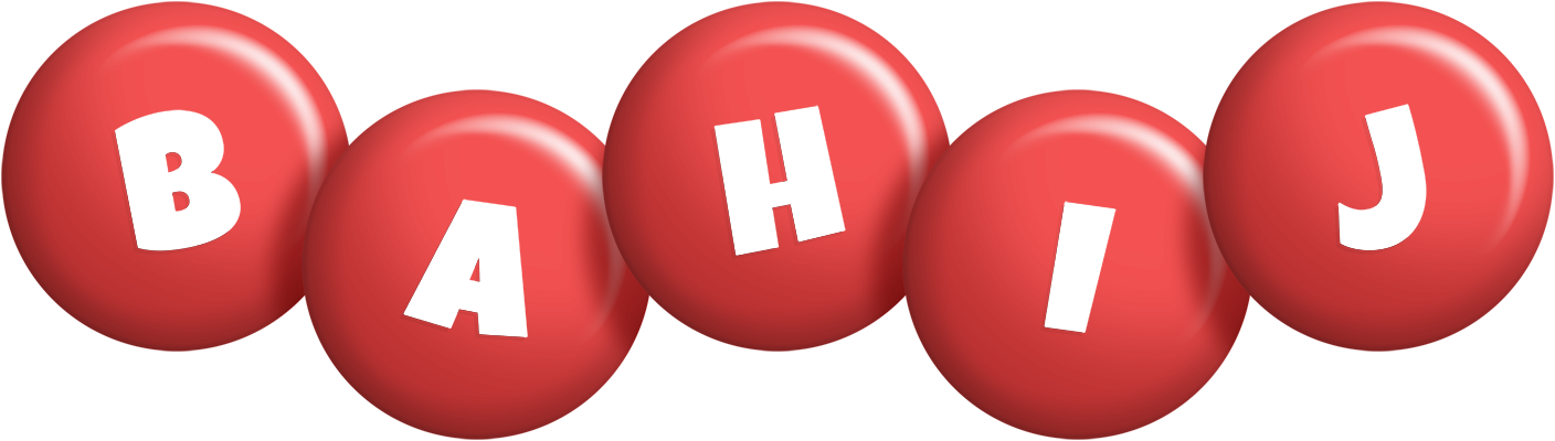 Bahij candy-red logo