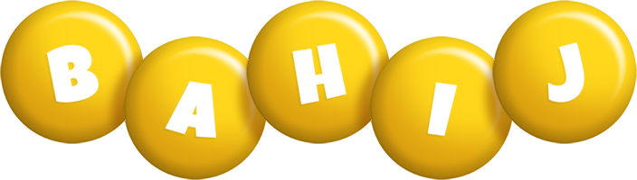 Bahij candy-yellow logo