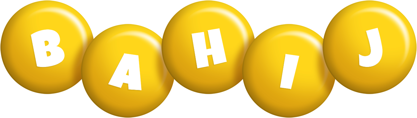 Bahij candy-yellow logo