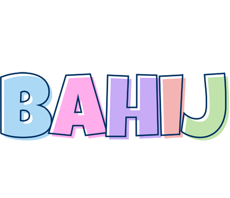 Bahij pastel logo