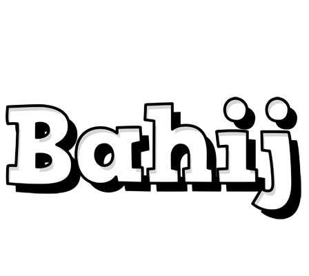Bahij snowing logo
