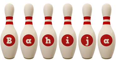 Bahija bowling-pin logo