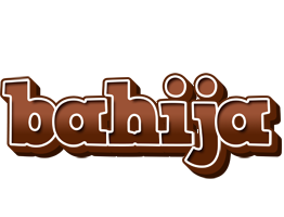 Bahija brownie logo