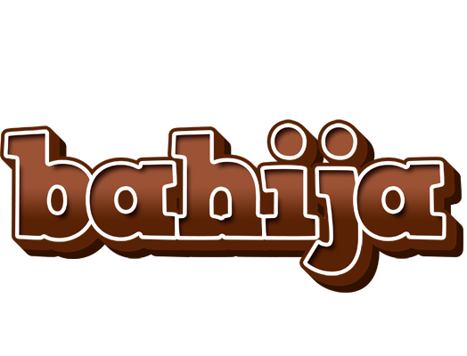 Bahija brownie logo