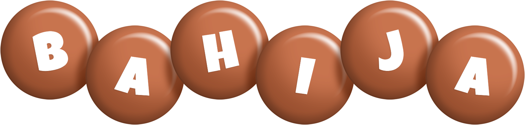 Bahija candy-brown logo