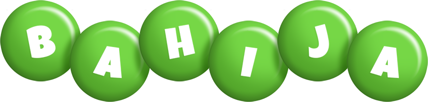 Bahija candy-green logo
