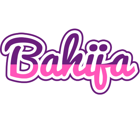 Bahija cheerful logo