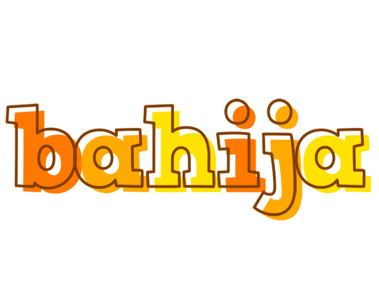 Bahija desert logo