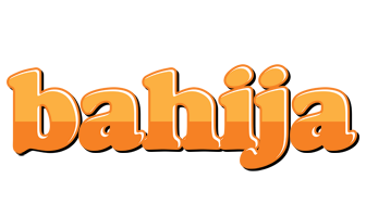 Bahija orange logo