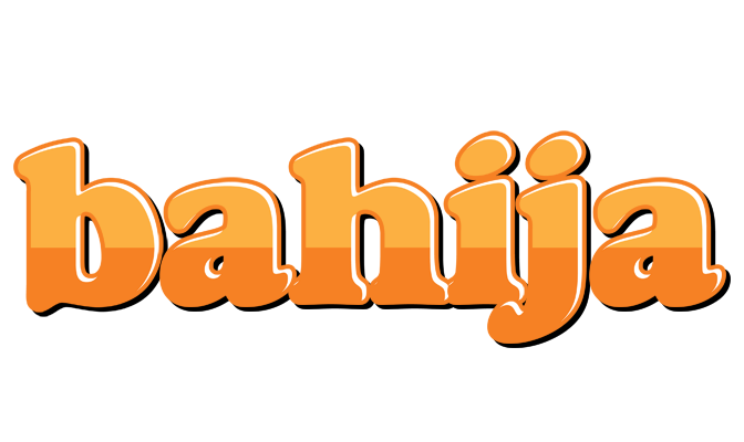 Bahija orange logo