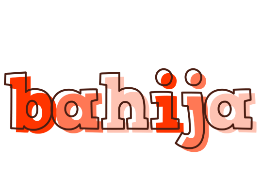 Bahija paint logo